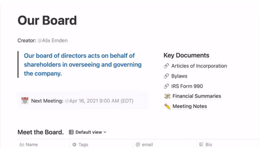 Imagem do produto do modelo de gestão executiva