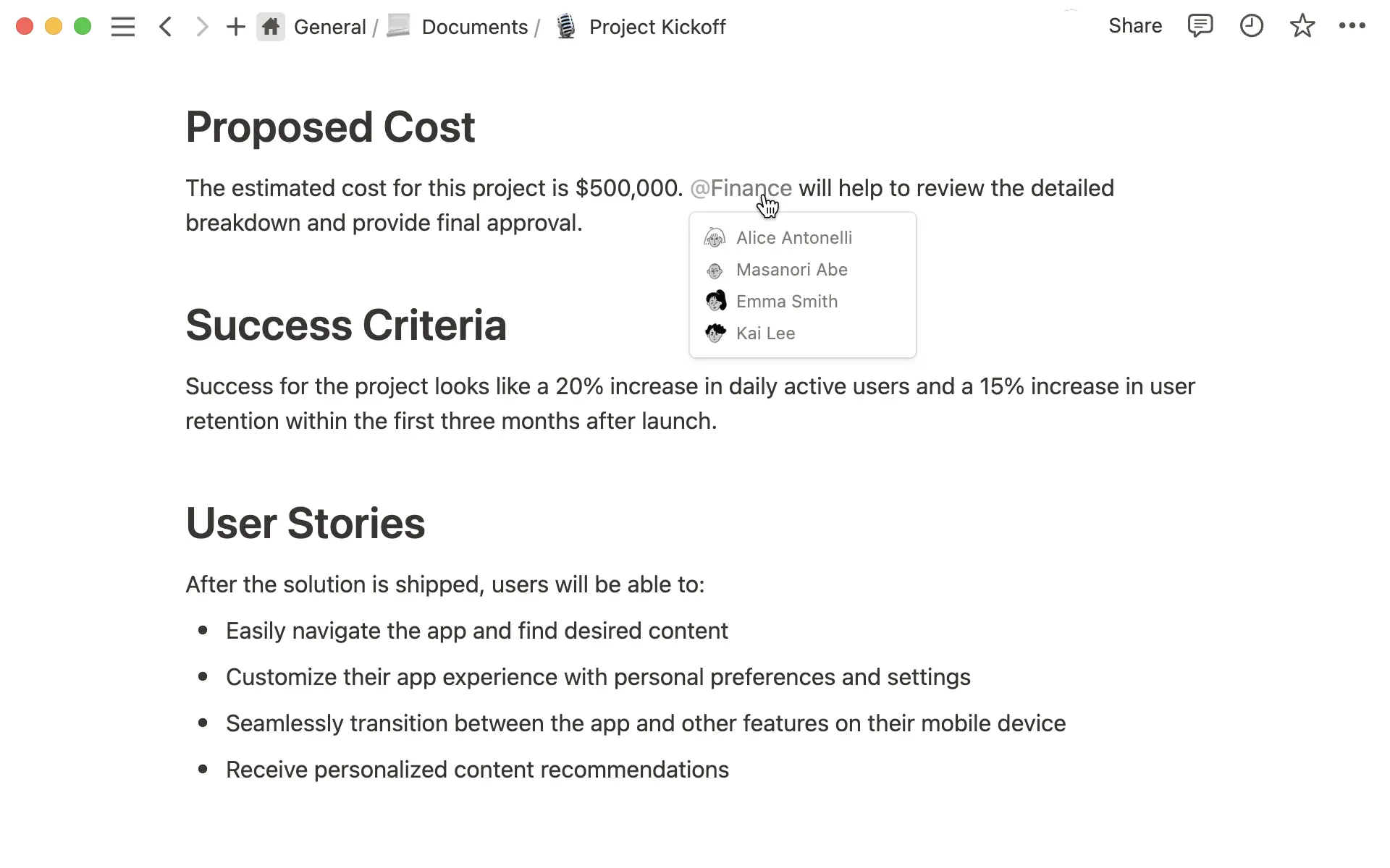 group mentions what-s new