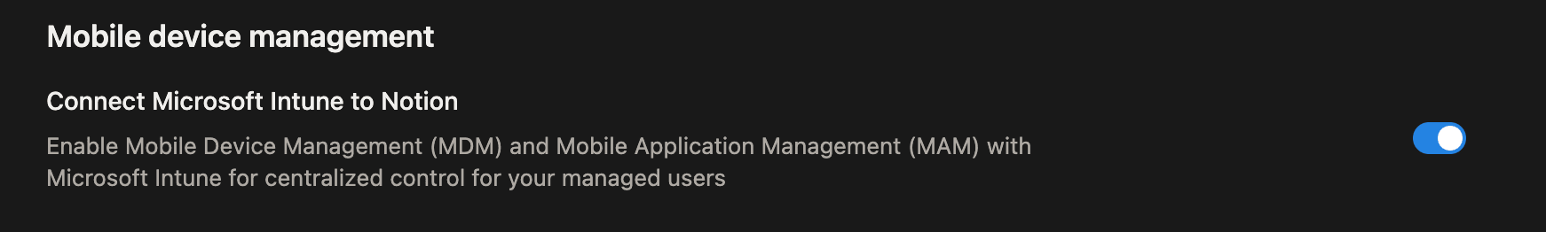 Conectar o Microsoft Intune ao Notion
