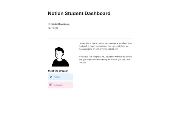 Student Dashboard